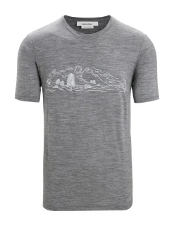 Herren Icebreaker Kurzarmshirts^Merino Tech Lite Ii T-Shirt Nature Sprint Herren