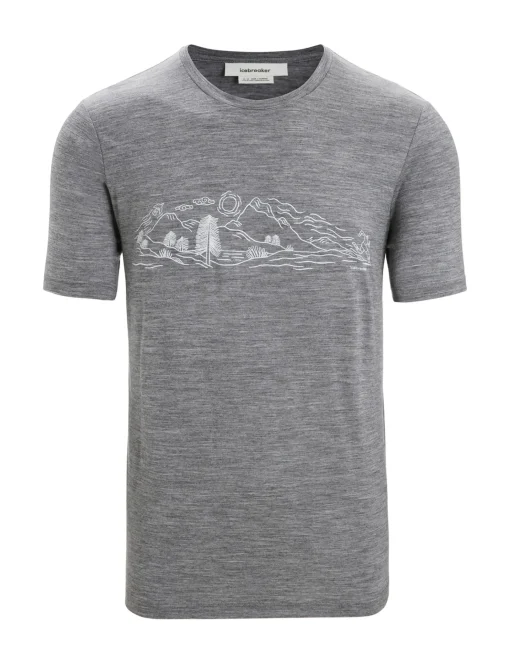 Herren Icebreaker Kurzarmshirts^Merino Tech Lite Ii T-Shirt Nature Sprint Herren