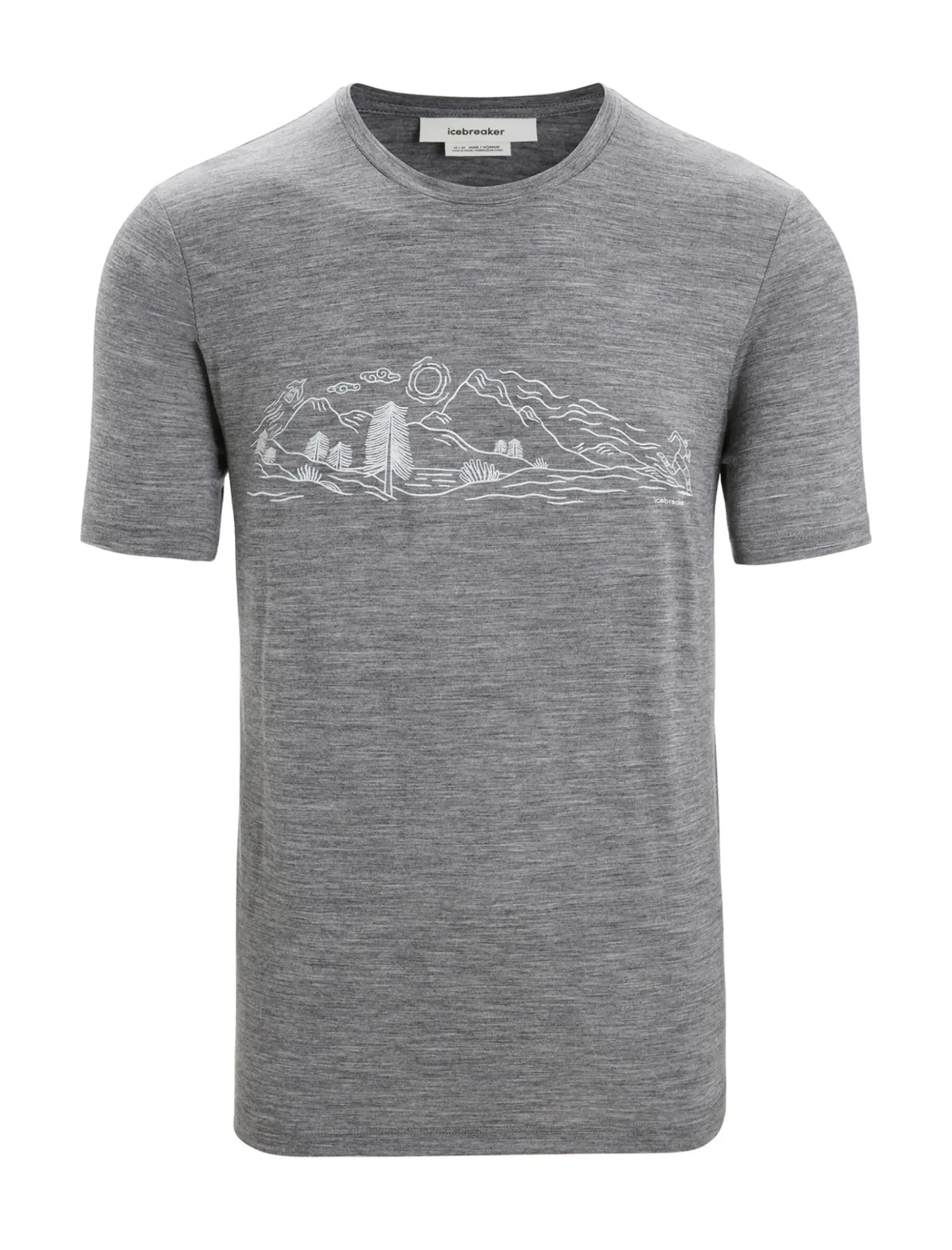 Herren Icebreaker Kurzarmshirts^Merino Tech Lite Ii T-Shirt Nature Sprint Herren