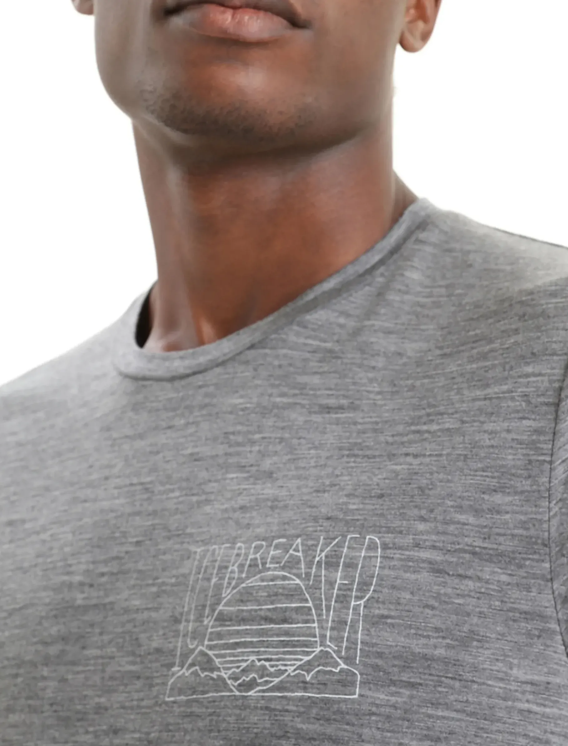 Herren Icebreaker Kurzarmshirts^Merino Tech Lite Ii T-Shirt Mountain Sunset Herren