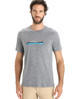 Herren Icebreaker Kurzarmshirts^Merino Tech Lite Ii T-Shirt Ski Fields Herren