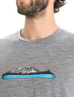 Herren Icebreaker Kurzarmshirts^Merino Tech Lite Ii T-Shirt Ski Fields Herren