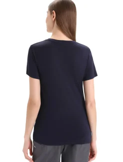 Damen Icebreaker Kurzarmshirts^Merino Tech Lite Ii T-Shirt Cadence Paths Damen