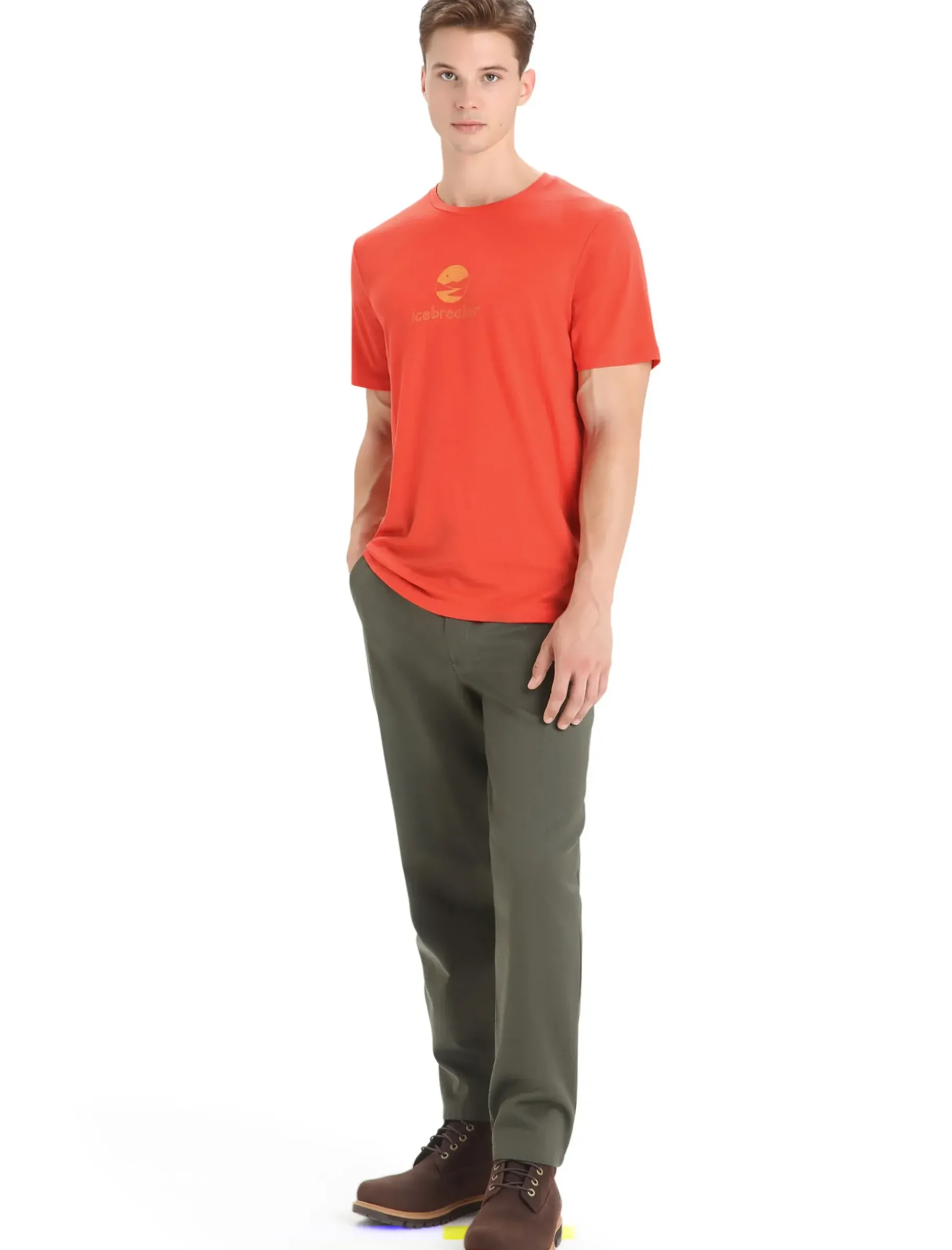 Herren Icebreaker Kurzarmshirts^Merino Tech Lite Ii T-Shirt Ib Essential Logo Herren