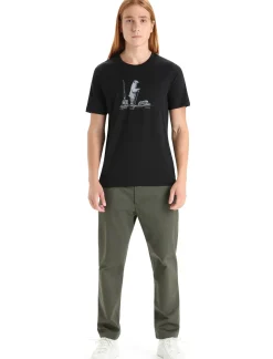 Herren Icebreaker Kurzarmshirts^Merino Tech Lite Ii T-Shirt Polar Paddle Herren