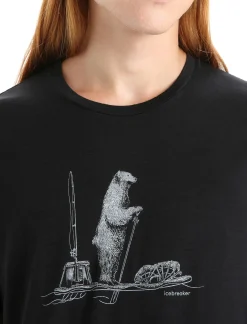 Herren Icebreaker Kurzarmshirts^Merino Tech Lite Ii T-Shirt Polar Paddle Herren