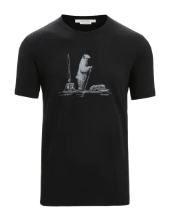 Herren Icebreaker Kurzarmshirts^Merino Tech Lite Ii T-Shirt Polar Paddle Herren