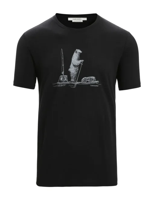 Herren Icebreaker Kurzarmshirts^Merino Tech Lite Ii T-Shirt Polar Paddle Herren