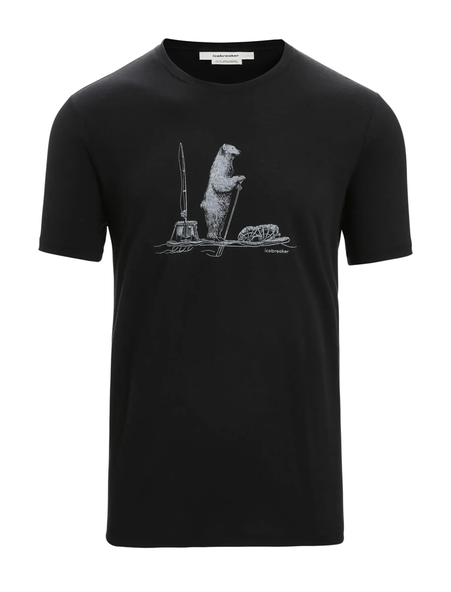 Herren Icebreaker Kurzarmshirts^Merino Tech Lite Ii T-Shirt Polar Paddle Herren