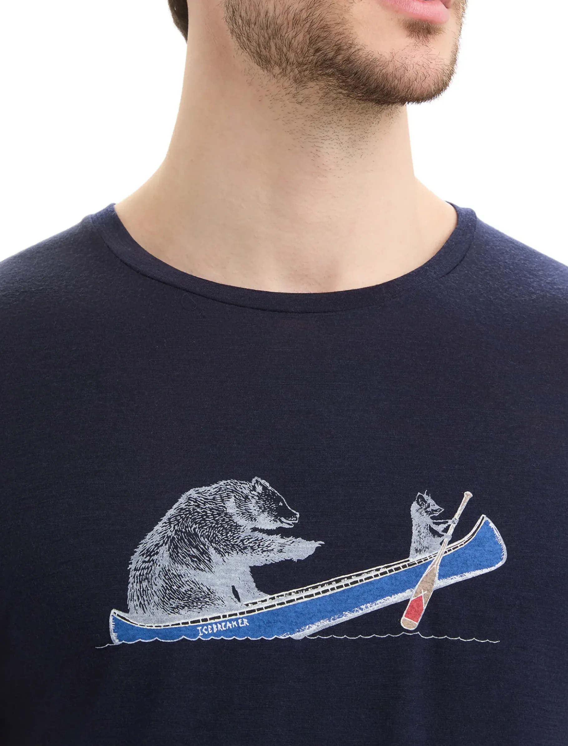 Herren Icebreaker Kurzarmshirts^Merino Tech Lite Ii T-Shirt Canoe Companions Herren