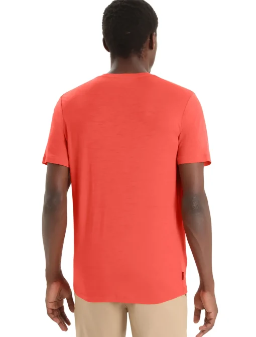 Herren Icebreaker Kurzarmshirts^Merino Tech Lite Ii T-Shirt Camping Grounds Herren