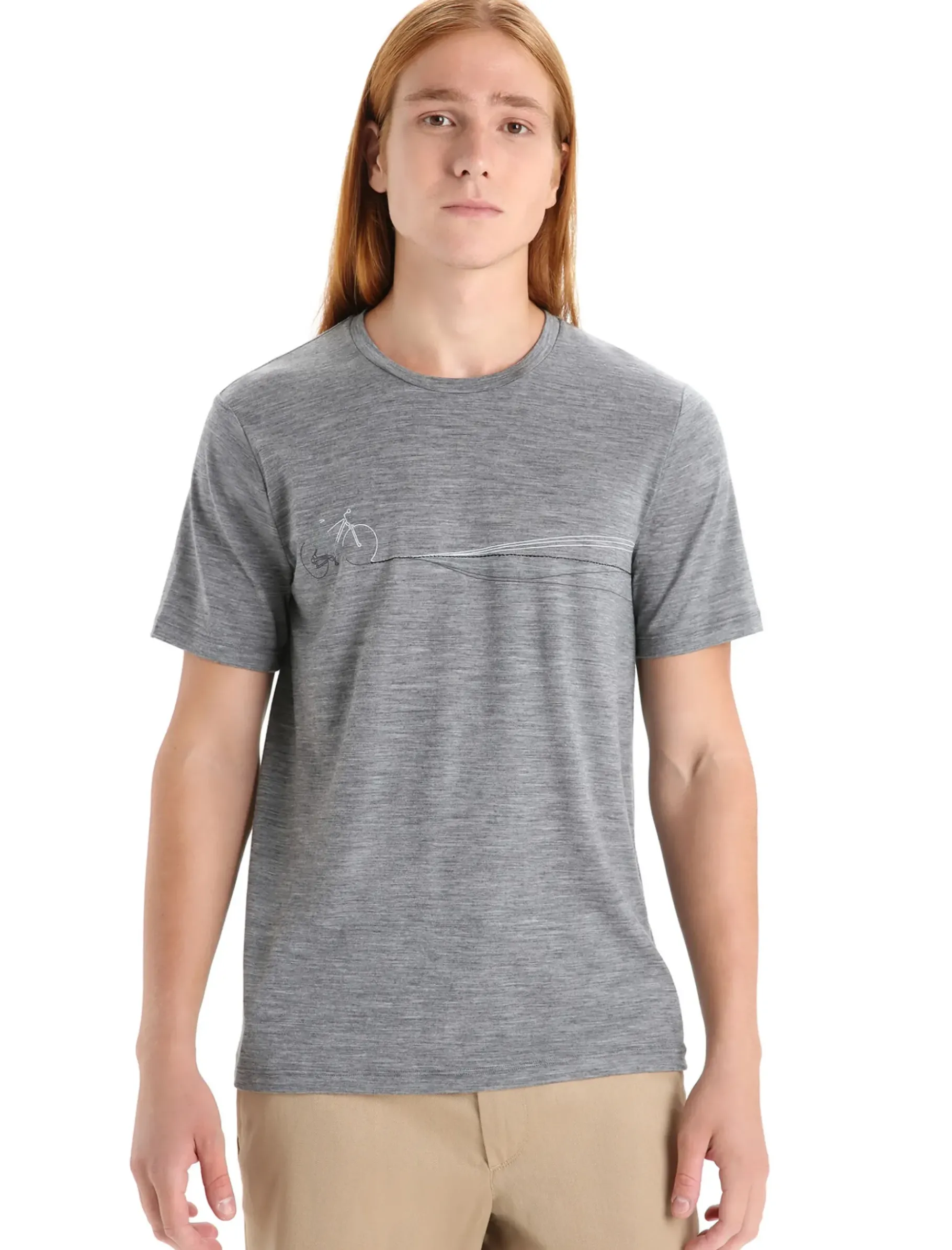 Herren Icebreaker Kurzarmshirts^Merino Tech Lite Ii T-Shirt Cadence Paths Herren