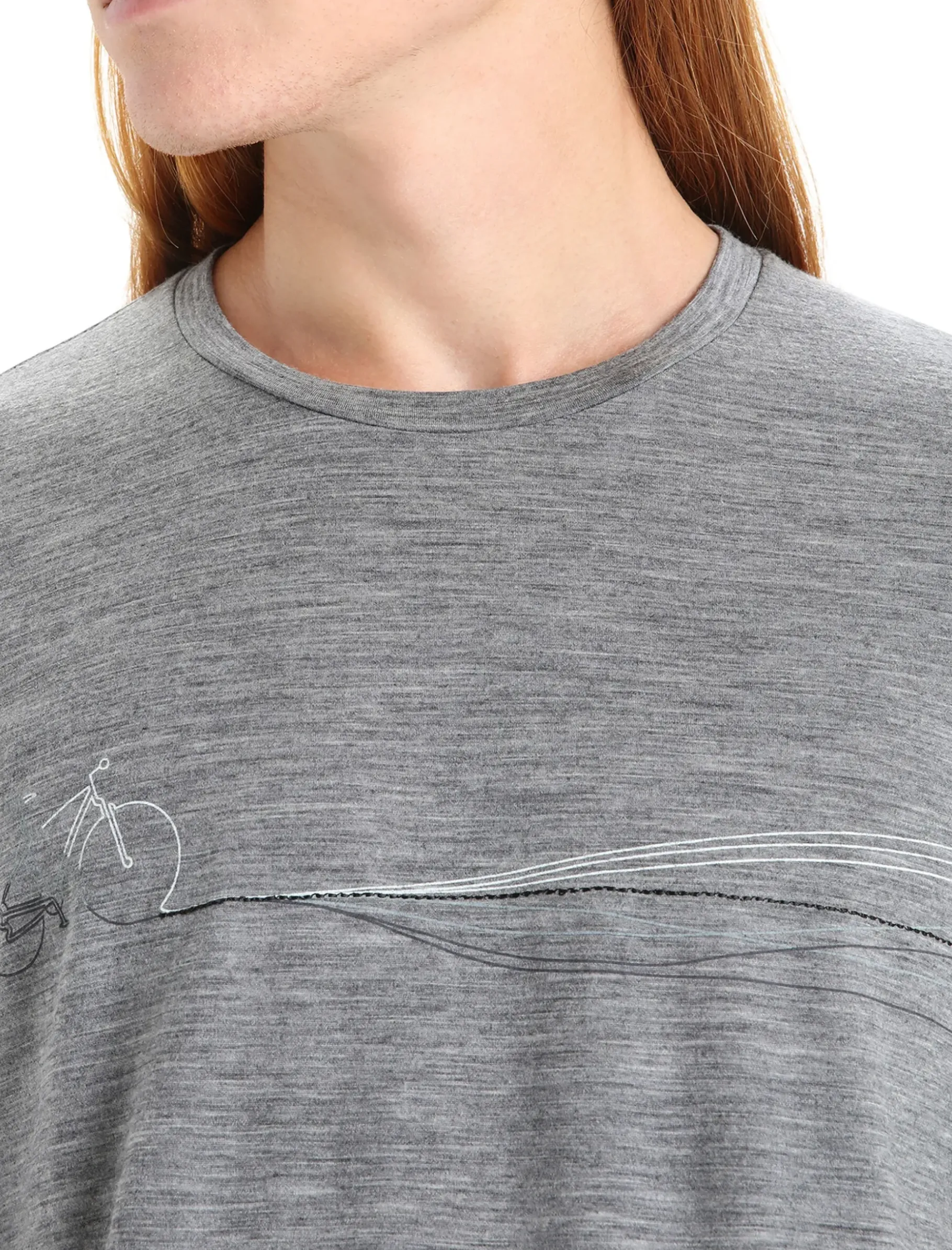 Herren Icebreaker Kurzarmshirts^Merino Tech Lite Ii T-Shirt Cadence Paths Herren