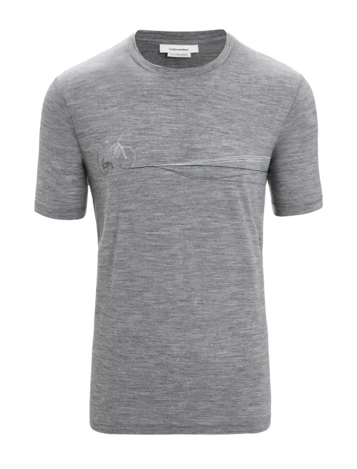 Herren Icebreaker Kurzarmshirts^Merino Tech Lite Ii T-Shirt Cadence Paths Herren