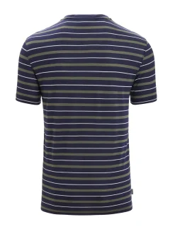 Herren Icebreaker Kurzarmshirts^Merino Wave T-Shirt Stripe Herren