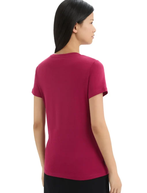 Damen Icebreaker Kurzarmshirts^Tencel™ Cotton T-Shirt Damen