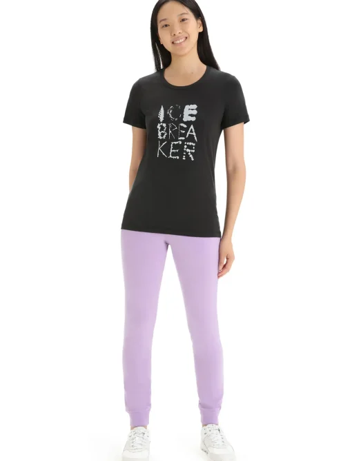 Damen Icebreaker Kurzarmshirts^Tencel Cotton T-Shirt Natural Damen