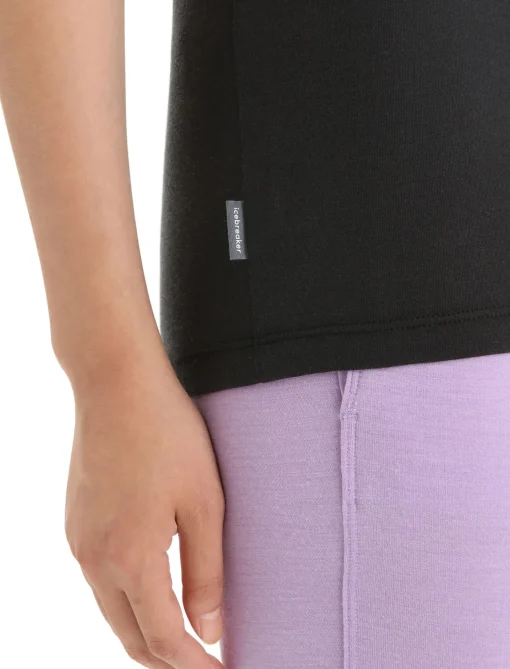 Damen Icebreaker Kurzarmshirts^Tencel Cotton T-Shirt Natural Damen