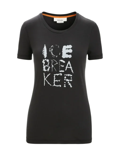 Damen Icebreaker Kurzarmshirts^Tencel Cotton T-Shirt Natural Damen