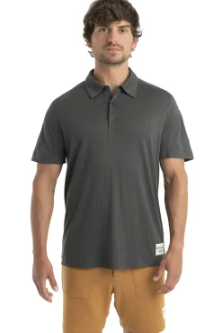 Herren Icebreaker Kurzarmshirts^Timberland X Merino Leinen Kurzarmpolo Herren