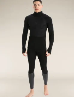 Herren Icebreaker Funktionswäsche & Base Layer^Zoneknit™ Merino Isolierter Zip-Hoodie Herren