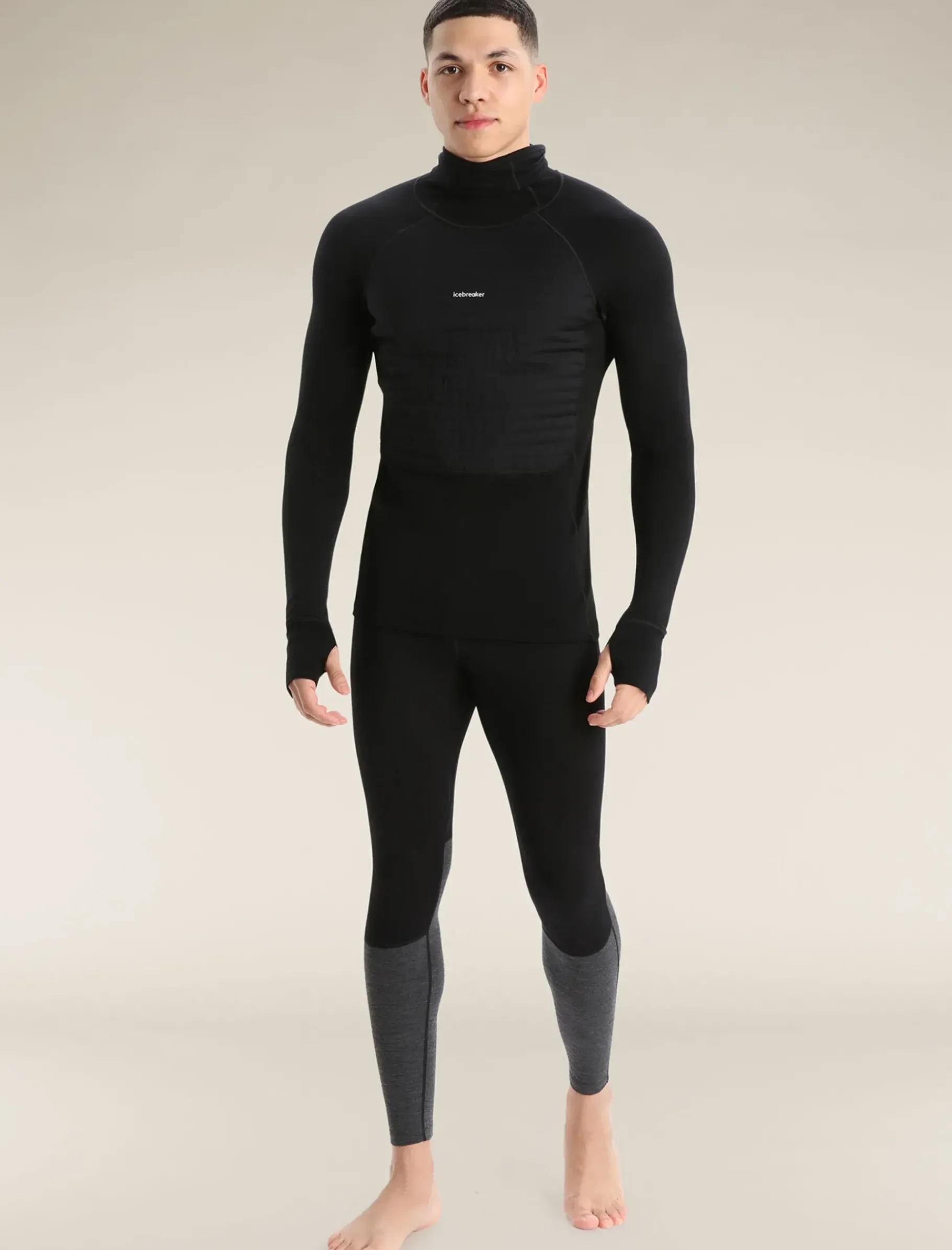 Herren Icebreaker Funktionswäsche & Base Layer^Zoneknit™ Merino Isolierter Zip-Hoodie Herren