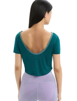 Damen Icebreaker Kurzarmshirts^Zoneknit™ Merino Scoop Back T-Shirt Damen