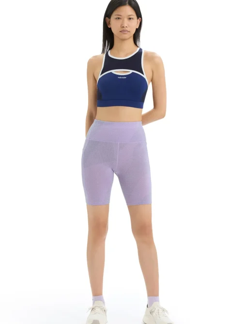 Damen Icebreaker Kurzarmshirts^Zoneknit™ Merino Sport-Bh Damen