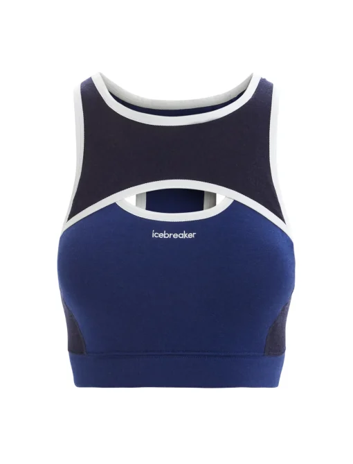 Damen Icebreaker Kurzarmshirts^Zoneknit™ Merino Sport-Bh Damen