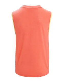 Herren Icebreaker Kurzarmshirts^Zoneknit™ Merino Tanktop Geodetic Herren