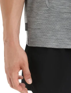 Herren Icebreaker Kurzarmshirts^Zoneknit™ Merino Tanktop Herren